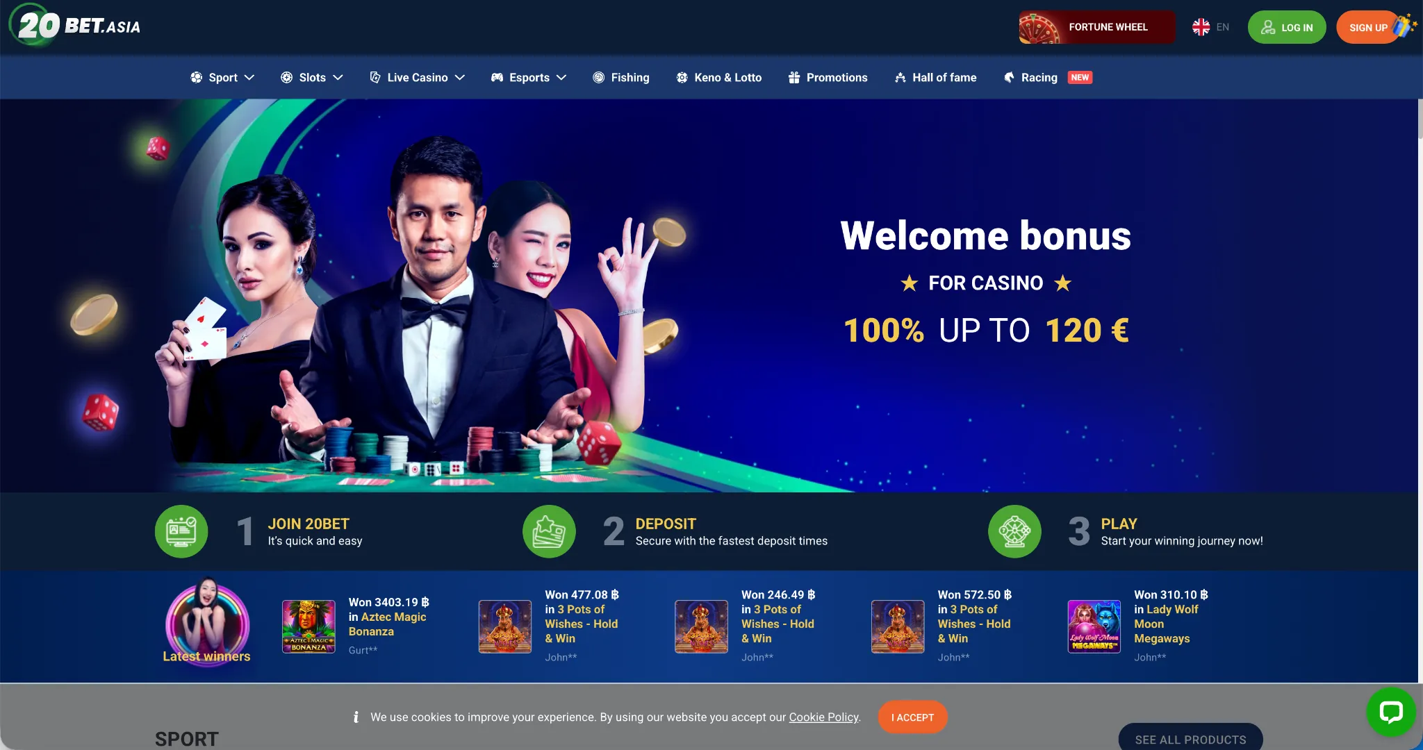 Página de inicio de 20bet – casino con retiro inmediato México