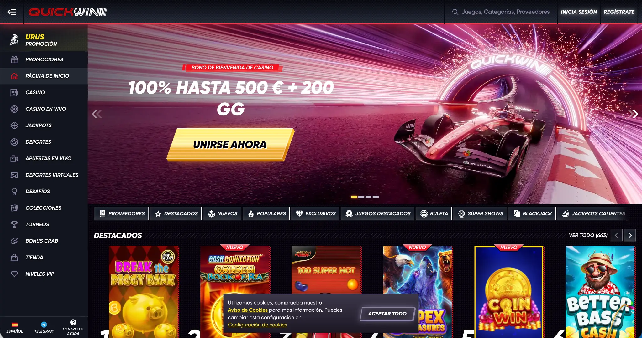 Quickwin Startseite – Online Casino mit schneller Auszahlung
